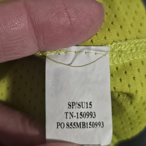 Title Nine skort size small Gray and neon Yellow cutout design - Picture 6 of 10